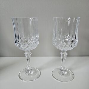 Vinatge‎ Cristal d'Arques-Durand Crystal Longchamp Sherry Glasses  4 Ounces